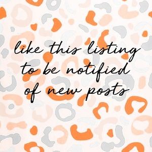 LIKE THIS LISTING TO BE NOTIFIED OF NEW ITEMS